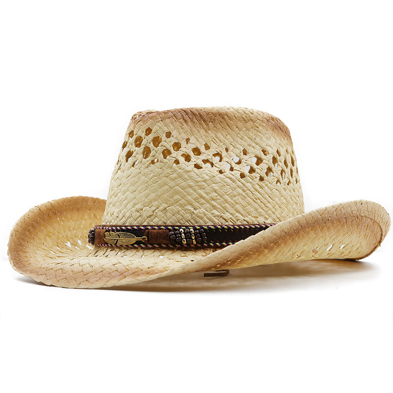 Panama Soft Handmade Cowboy St - Bucket Hat Straw ulasan dan harga