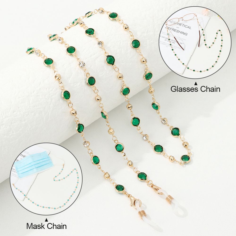 Glasses Chain For Women Acryli - Sunglass Retainer Cord ulasan dan harga